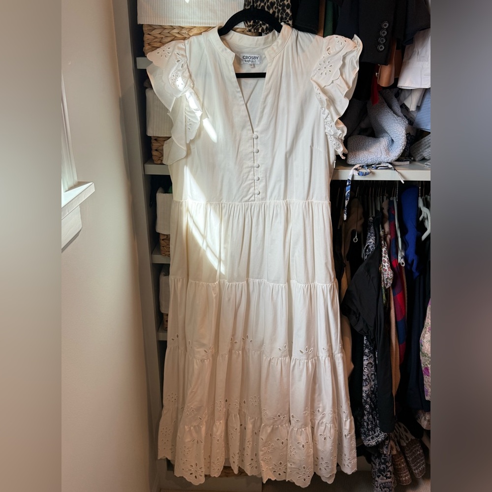 Crosby by Mollie Burch White / Ivory Dress size medium